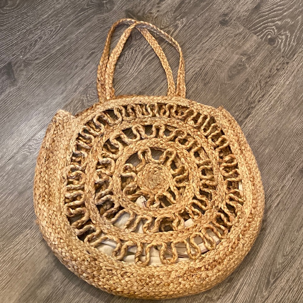 Zara Crochet Beach Bag